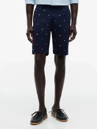Shorts coupe classique 23 cm à imprimé drapeaux de voile