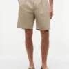 Shorts décontractés en mélange coton-lin Shorts décontractés en mélange coton-lin