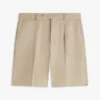 Shorts décontractés en mélange coton-lin Shorts décontractés en mélange coton-lin