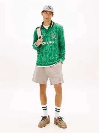 Shorts de plage Tommy Jeans teint en pièce Shorts de plage Tommy Jeans teint en pièce