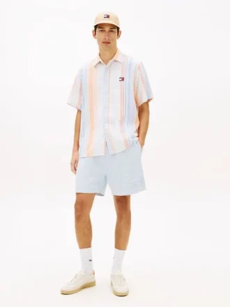 Shorts de plage Tommy Jeans teint en pièce Shorts de plage Tommy Jeans teint en pièce