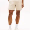 Shorts en coton et lin, coupe classique, 18 cm Shorts en coton et lin, coupe classique, 18 cm