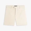 Shorts en coton et lin, coupe classique, 18 cm Shorts en coton et lin, coupe classique, 18 cm