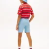 Shorts en denim à chevrons et drapeaux ondulés pour enfant Shorts en denim à chevrons et drapeaux ondulés pour enfant