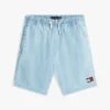 Shorts en denim à chevrons et drapeaux ondulés pour enfant Shorts en denim à chevrons et drapeaux ondulés pour enfant