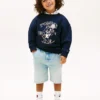 Shorts en denim droit pour enfant Shorts en denim droit pour enfant