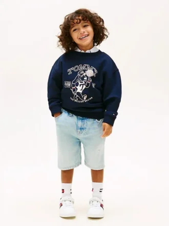 Shorts en denim droit pour enfant Shorts en denim droit pour enfant
