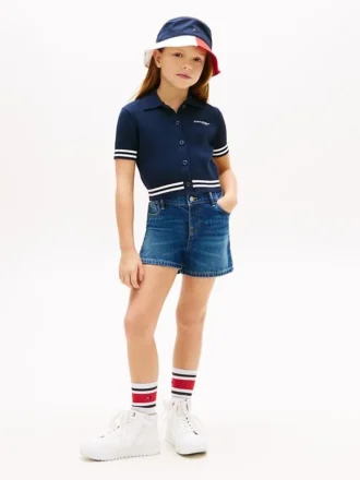Shorts en denim à enfiler pour enfants Shorts en denim à enfiler pour enfants