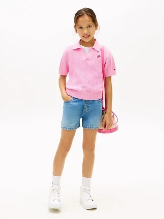 Shorts en denim à enfiler pour enfants Shorts en denim à enfiler pour enfants
