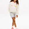 Shorts en denim à ourlet brut pour enfant Shorts en denim à ourlet brut pour enfant
