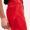 Shorts en denim à poches boutonnées dorées Shorts en denim à poches boutonnées dorées