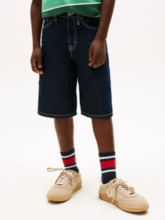 Shorts en denim style carpentier pour enfant