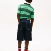 Shorts en denim style carpentier pour enfant