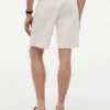 Shorts en denim teint en pièce, coupe classique Shorts en denim teint en pièce, coupe classique