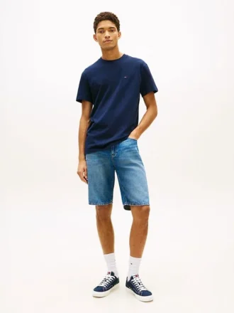Shorts en denim Tommy Jeans avec poche drapeau