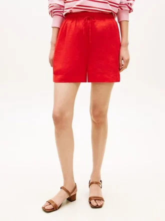 Shorts en lin à enfiler