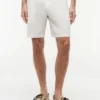 Shorts en lin mélangé, coupe classique, 20 cm