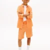 Shorts en mélange de lin pour enfant
