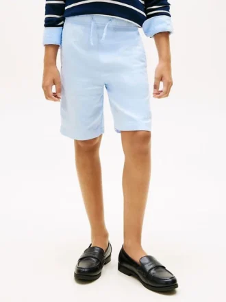 Shorts en mélange de lin pour enfant