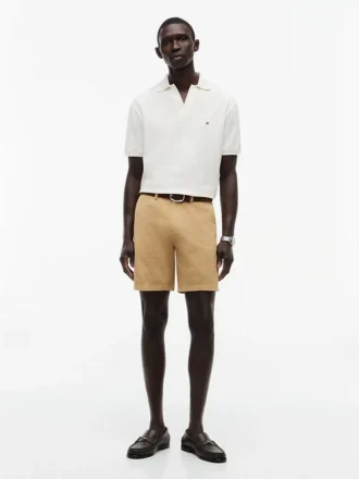 Shorts en seersucker coupe classique 7&Prime;