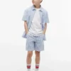 Shorts en seersucker rayé pour enfant