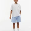 Shorts en seersucker stretch pour enfant Shorts en seersucker stretch pour enfant