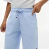 Shorts en seersucker stretch pour enfant Shorts en seersucker stretch pour enfant