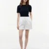 Shorts à enfiler en mélange lin-coton Shorts à enfiler en mélange lin-coton