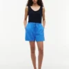 Shorts à enfiler en mélange lin-coton Shorts à enfiler en mélange lin-coton