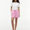 Shorts à enfiler en mélange lin-coton Shorts à enfiler en mélange lin-coton
