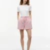 Shorts à enfiler en mélange lin-coton Shorts à enfiler en mélange lin-coton