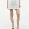 Shorts à enfiler en mélange lin-coton Shorts à enfiler en mélange lin-coton