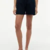 Shorts à enfiler en mélange lin-coton Shorts à enfiler en mélange lin-coton