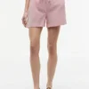 Shorts à enfiler en mélange lin-coton Shorts à enfiler en mélange lin-coton