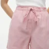 Shorts à enfiler en mélange lin-coton Shorts à enfiler en mélange lin-coton