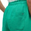 Shorts à enfiler en mélange lin-coton Shorts à enfiler en mélange lin-coton