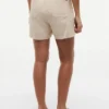 Shorts à enfiler en mélange lin-coton Shorts à enfiler en mélange lin-coton