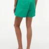 Shorts à enfiler en mélange lin-coton Shorts à enfiler en mélange lin-coton