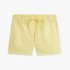 Shorts à enfiler en mélange lin-coton