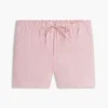 Shorts à enfiler en mélange lin-coton Shorts à enfiler en mélange lin-coton