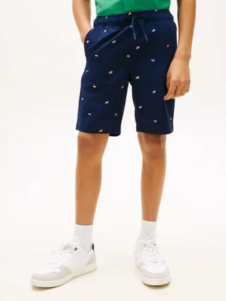 Shorts à enfiler pour enfants avec motif drapeau