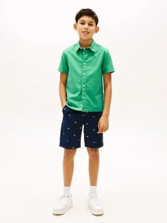 Shorts à enfiler pour enfants avec motif drapeau