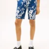 Shorts à fleurs en mélange lin-coton pour enfant