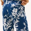 Shorts à fleurs en mélange lin-coton pour enfant
