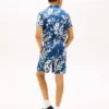 Shorts à fleurs en mélange lin-coton pour enfant