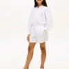 Shorts à œillets brodés pour enfants