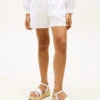 Shorts à œillets brodés pour enfants