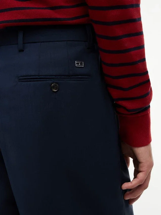 Shorts plissés en laine New York Label Shorts plissés en laine New York Label