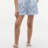 Shorts à rayures en seersucker pour enfant
