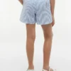 Shorts à rayures en seersucker pour enfant